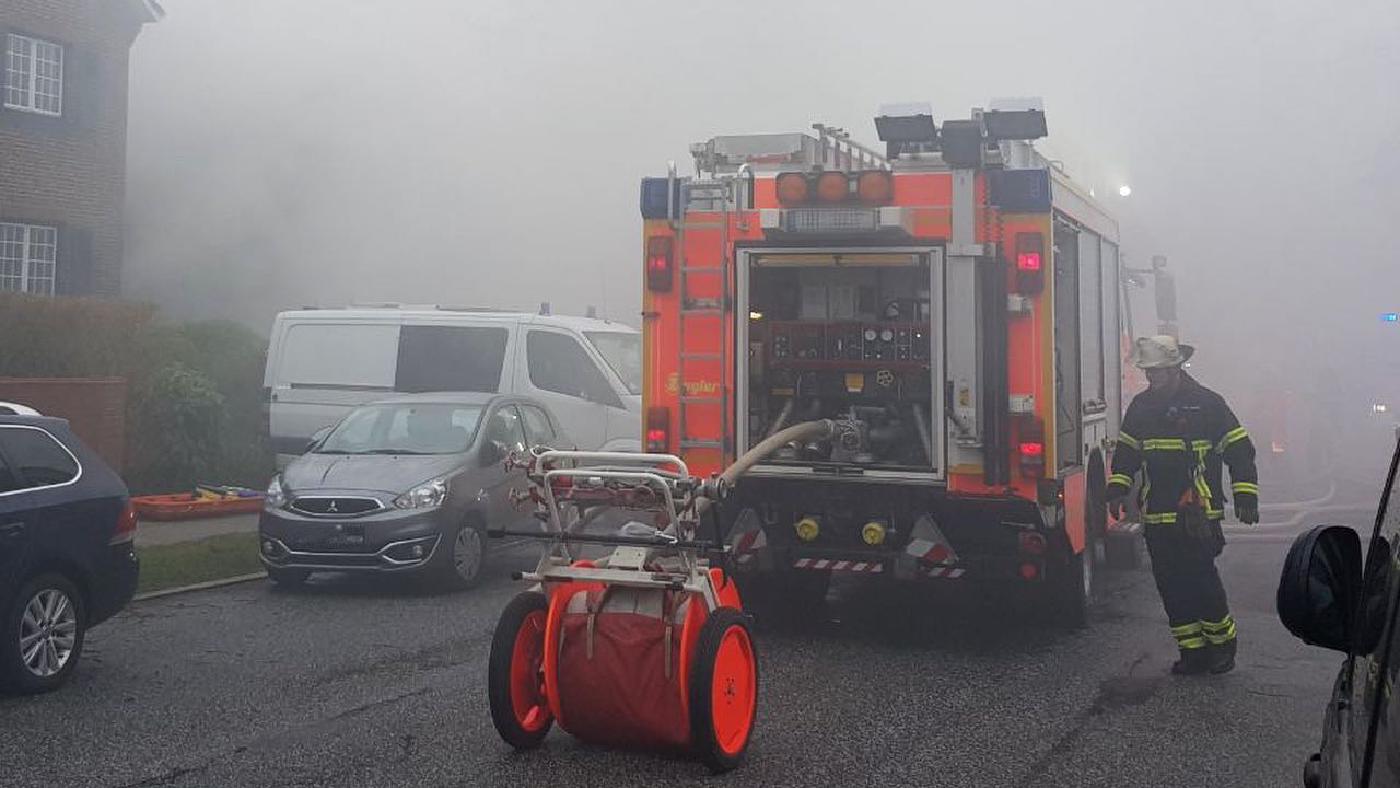 FF Eppendorf unterstützt bei Feuer in Fuhlsbüttel
