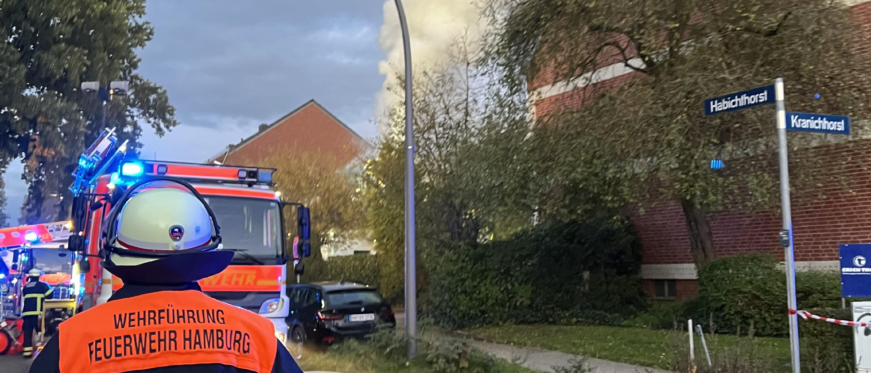 Dachstuhlbrand in Niendorf