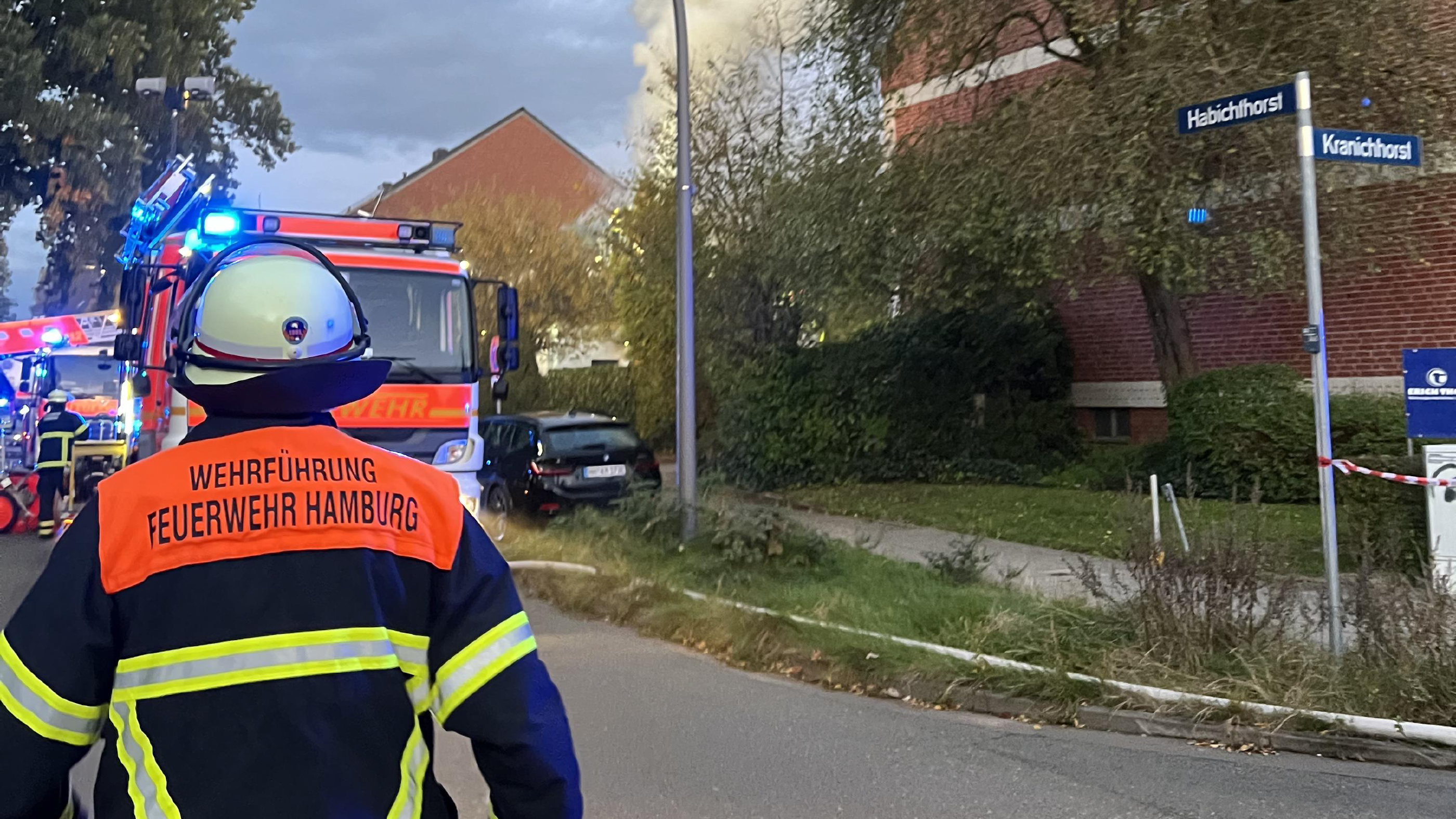 Dachstuhlbrand in Niendorf